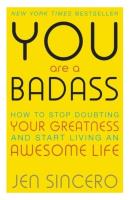 You Are a Badass. Autor: Jen Sincero. SmakLiter.pl Okładka książki You Are a Badass
