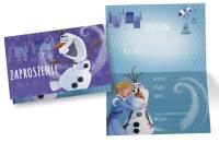 Opakowanie Zaproszenie ZD-002 Olaf, Kraina Lodu (5 szt.)