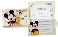 Opakowanie Zaproszenie ZD-014 Myszka Miki i Pluto (5 szt.)
