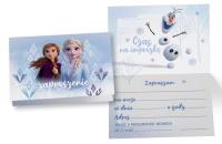 Opakowanie Zaproszenie ZD-022 Kraina Lodu (5 szt.)