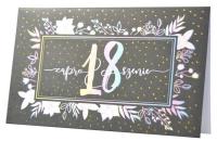 Opakowanie Zaproszenie ZP-009 Urodziny 18 (5 szt.)