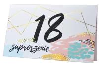 Opakowanie Zaproszenie ZP-010 Urodziny 18 (5 szt.)