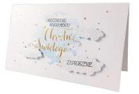 Opakowanie Zaproszenie ZP-017 Chrzest (5 szt.)