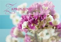 Opakowanie Zaproszenie ZZ-042 Kwiatowe (5 szt.)