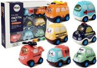 Zestaw Autek dla dzieci z Naciągiem 7 elementów. Wydawca: Lean Toys. SmakLiter.pl Opakowanie Zestaw Autek dla dzieci z Naciągiem 7 elementów