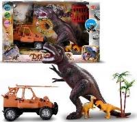 Opakowanie Zestaw dinozaurów z samochodem