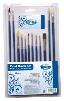Opakowanie Zestaw pędzli drewnianych 12szt blister 82786