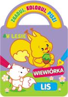 Okładka książki Zgaduj, koloruj, pisz! W lesie