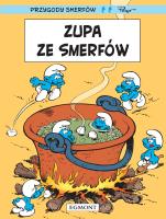 Zupa ze Smerfów. Autor: Yvan Delporte, Peyo, Maria Mosiewicz. SmakLiter.pl Okładka książki Zupa ze Smerfów