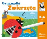 Zwierzęta. Gryzmołki. Kapitan Nauka. Autor: Bożena Dybowska, Justyna Perkuszewska-Staniszewska. SmakLiter.pl Okładka książki Zwierzęta. Gryzmołki. Kapitan Nauka