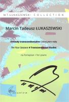 4 Etiudy transcendentalne 'Cztery pory roku'.... Autor: Marcin Tadeusz Łukaszewski. SmakLiter.pl Okładka książki 4 Etiudy transcendentalne 'Cztery pory roku'...