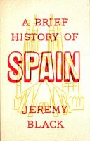 Okładka książki A Brief History of Spain