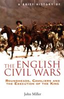 Okładka książki A Brief History of the English Civil Wars