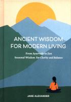Ancient Wisdom for Modern Living. Autor: Alexander Jane. SmakLiter.pl Okładka książki Ancient Wisdom for Modern Living