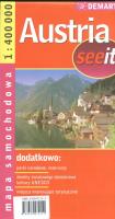 Okładka książki Austria see it - m.samochodowa 1:400 000