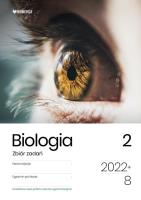 Biologia Egzamin ósmoklasisty Zbiór zadań Tom 2. Autor: Cichy Dorota, Bąk Bogumił, Bryś Maciej, Grzywna Marek. SmakLiter.pl Okładka książki Biologia Egzamin ósmoklasisty Zbiór zadań Tom 2