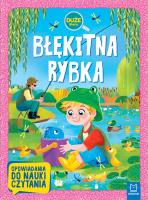 Okładka książki Błękitna rybka. Duże litery. Opowiadania do nauki czytania