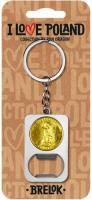 Opakowanie Brelok I love Poland Warszawa ILP-BRE-B-WAR-04