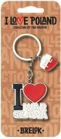 Opakowanie Brelok I love Poland Warszawa ILP-BRE-B-WAR-05