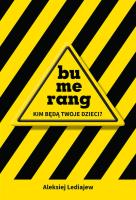 Okładka książki Bumerang - Kim będą Twoje dzieci