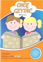 Okładka książki Chcę czytać - litery cz.1