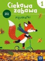 Okładka książki Ciekawa zabawa 5-latki Karty pracy cz.1 2021 NE