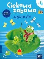 Okładka książki Ciekawa zabawa 6-latki Karty pracy cz.4 2021 NE