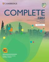 Complete First Workbook without Answers with Audio. Autor: D'Andria Ursoleo Jacopo, Gralton Kate. SmakLiter.pl Okładka książki Complete First Workbook without Answers with Audio