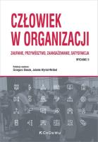 Okładka książki Człowiek w organizacji w.2