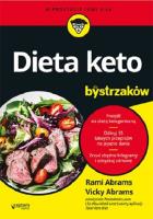 Dieta keto dla bystrzaków. Autor: Abrams Rami  Abrams Vicky. SmakLiter.pl Okładka książki Dieta keto dla bystrzaków