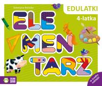 Edulatki. Elementarz 4-latka. Autor: Katarzyna Borecka. SmakLiter.pl Okładka książki Edulatki. Elementarz 4-latka