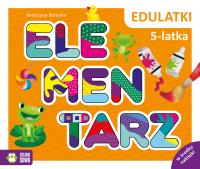 Edulatki. Elementarz 5-latka. Autor: Katarzyna Borecka. SmakLiter.pl Okładka książki Edulatki. Elementarz 5-latka