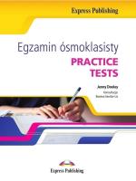 Egzamin ósmoklasisty. Practice Tests + CD w.2018. Autor: Jenny Dooley. SmakLiter.pl Okładka książki Egzamin ósmoklasisty. Practice Tests + CD w.2018