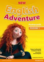 English Adventure New 1 SB + DVD PEARSON. Autor: Tessa Lochowski, Bruni Cristiana. SmakLiter.pl Okładka książki English Adventure New 1 SB + DVD PEARSON