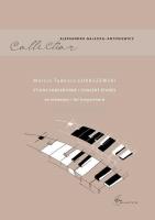 Etiudy koncertowe na klawesyn. Autor: Marcin Tadeusz Łukaszewski. SmakLiter.pl Okładka książki Etiudy koncertowe na klawesyn