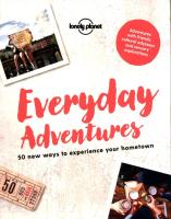 Everyday Adventures. Wydawca: Lonely Planet. SmakLiter.pl Opakowanie Everyday Adventures