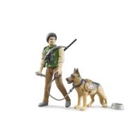 Opakowanie Figurka leśnika z psem