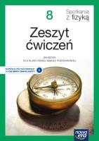 Fizyka Spotkania z fizyką zeszyt ćwiczeń dla klasy 8 szkoły podstawowej EDYCJA 2021-2023. Autor: Bartłomiej Piotrowski. SmakLiter.pl Okładka książki Fizyka Spotkania z fizyką zeszyt ćwiczeń dla klasy 8 szkoły podstawowej EDYCJA 2021-2023