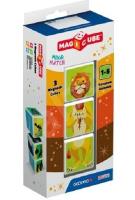 Opakowanie Geomag Magicube Savanna Animals Mix & Match 3 el.