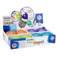 Opakowanie Gumka dwustronna do dług. ścier./ołówków (24szt)