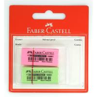Gumka Faber-Castell neonowa mała 2 sztuki blister. Wydawca: Faber-Castell. SmakLiter.pl Opakowanie Gumka Faber-Castell neonowa mała 2 sztuki blister