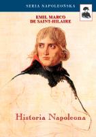 Historia Napoleona. Autor: De Saint-Hilaire Emil Marco. SmakLiter.pl Okładka książki Historia Napoleona