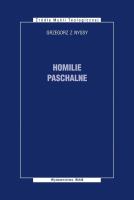 Okładka książki Homilie paschalne