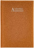 Okładka książki Kalendarz 2021/2022 akademicki A5 tygodniowy NATURA brąz