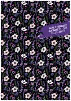 Okładka książki Kalendarz 2021/2022 akademicki A5 tygodniowy PCV bezbarwny kwiaty