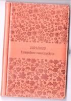 Okładka książki Kalendarz nauczyciela 2021/2022 pomarańcz. WYPIÓR