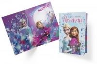 Opakowanie Karnet DS-015 Urodziny Kraina Lodu