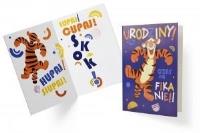 Opakowanie Karnet DS-027 Urodziny Tygrysek