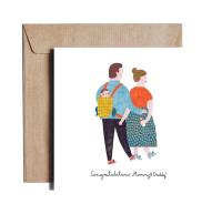 Opakowanie Karnet kw Congratulations Mommy&Daddy DS20