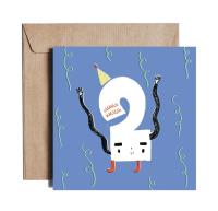 Opakowanie Karnet kw Happy Birthday Two AK24